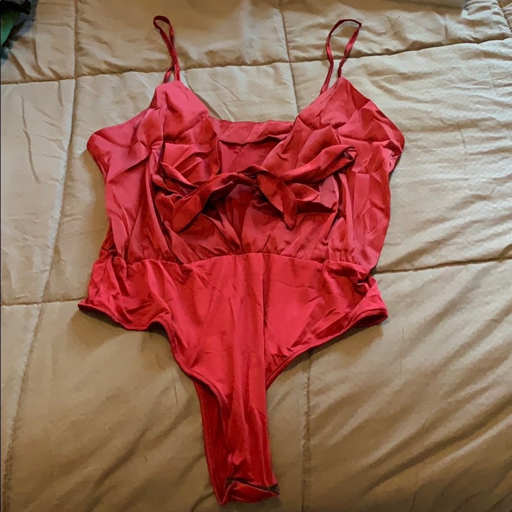 Satin bodysuit